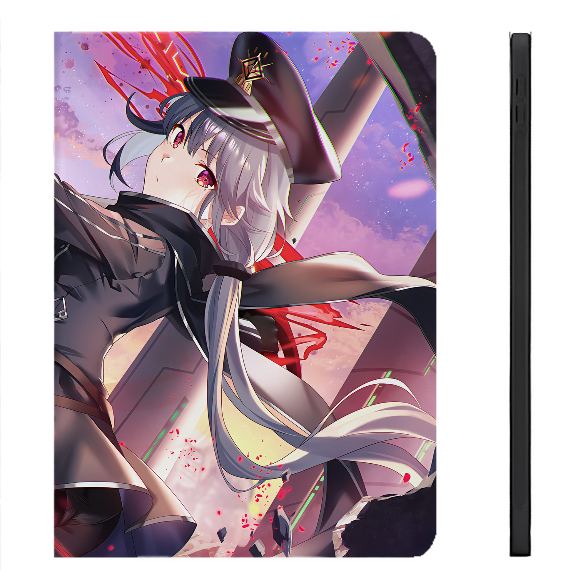 （画像用） 遊☆戯☆王 Yu-Gi-Oh! IPadケース ペンホルダー付き ブックスタイルデザイン